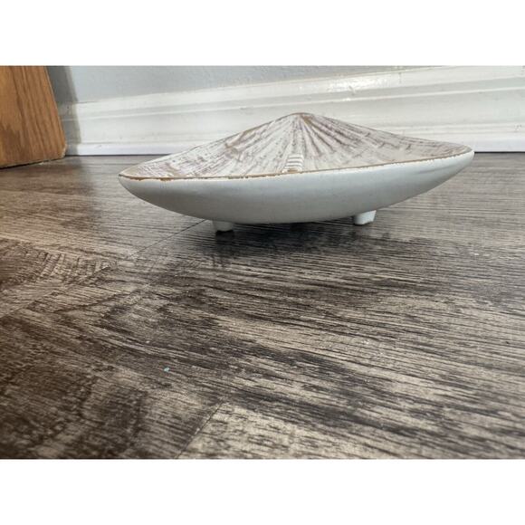 Royal Haeger Ashtray (Lot 2) Teardrop Gold Tweed 179 & 165 Atomic Retro MCM - Picture 6 of 16